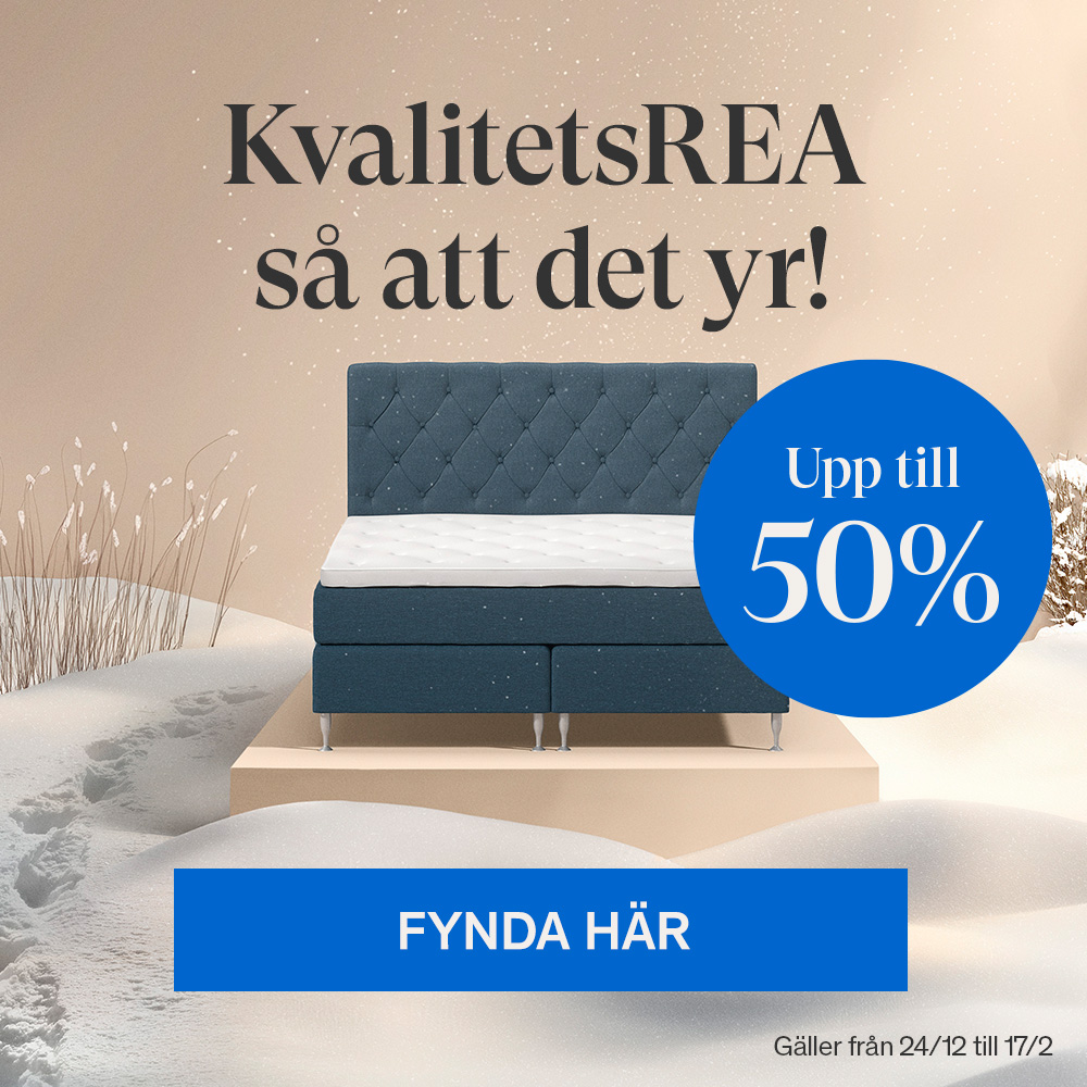 KvalitetsREA så att det yr! Upp till 50%.